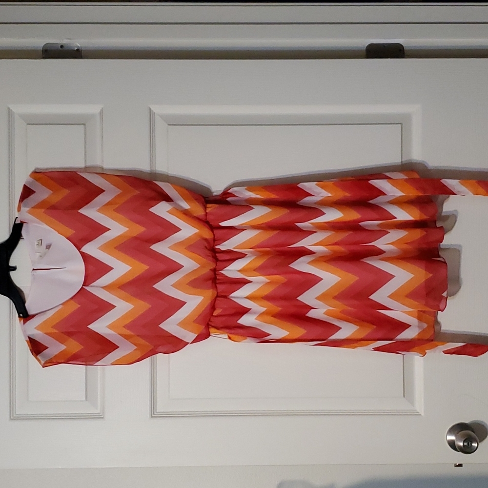 Pink Multicolored Dress